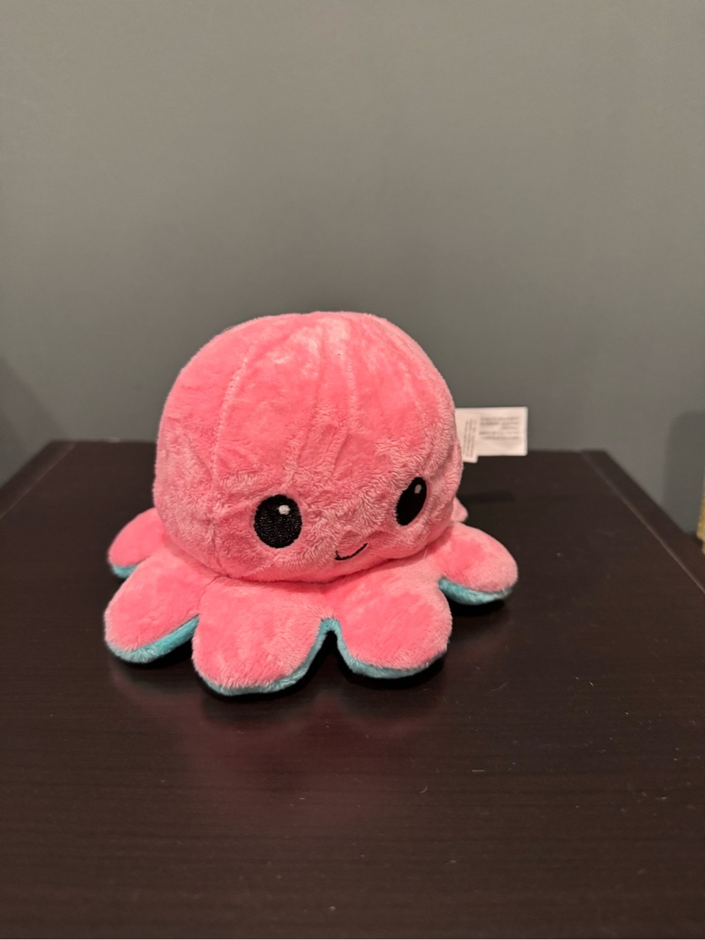 Reversible Pink Plush Octopus Toy for Kids